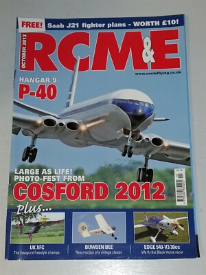 RCM&E RADIO CONTROL MODELS AND ELECTRONICS VOL 55 #10 HANGAR 9 P-40 OCTOBER 2012
