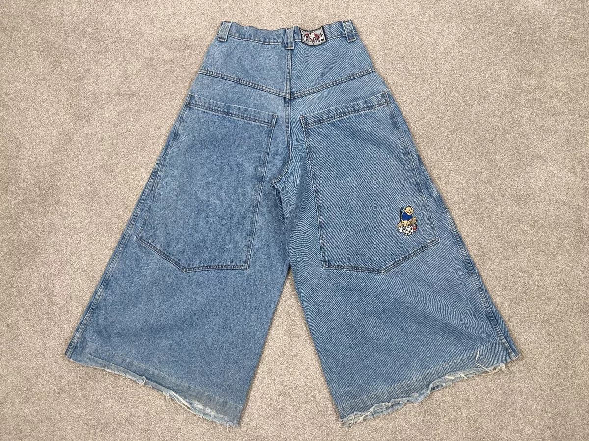 Vintage Menace Baggy Extra Wide Leg Denim Jeans Size 31 Blue Skater 90's  Rare