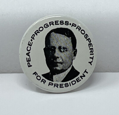 James M Cox Peace Progress Prosperity for President Button Pin Kleenex  68