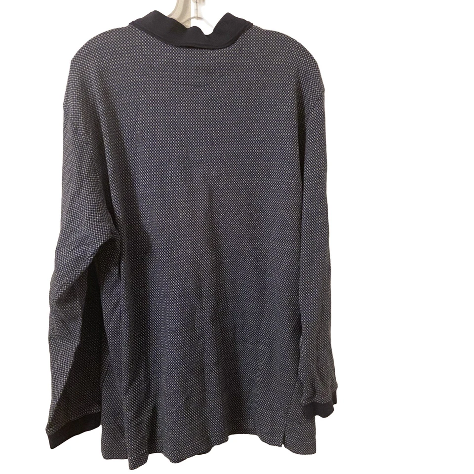 Camisa Polo John Ashford Manga Larga Cuello Pullover Cierre de Tres Botones Algodón Foto 2 de 4