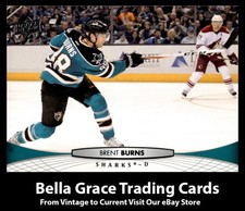 2011-12 Upper Deck Brent Burns #297 San Jose Sharks NHL Hockey  