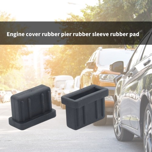2pcs Rubber Engine Cover Protectors Engine Cover Rubber Cushion for ...