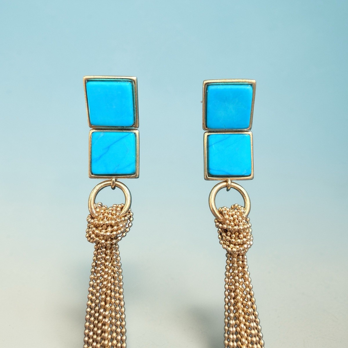 Designer Marcia Moran 18k Gold Plated Earrings View 4