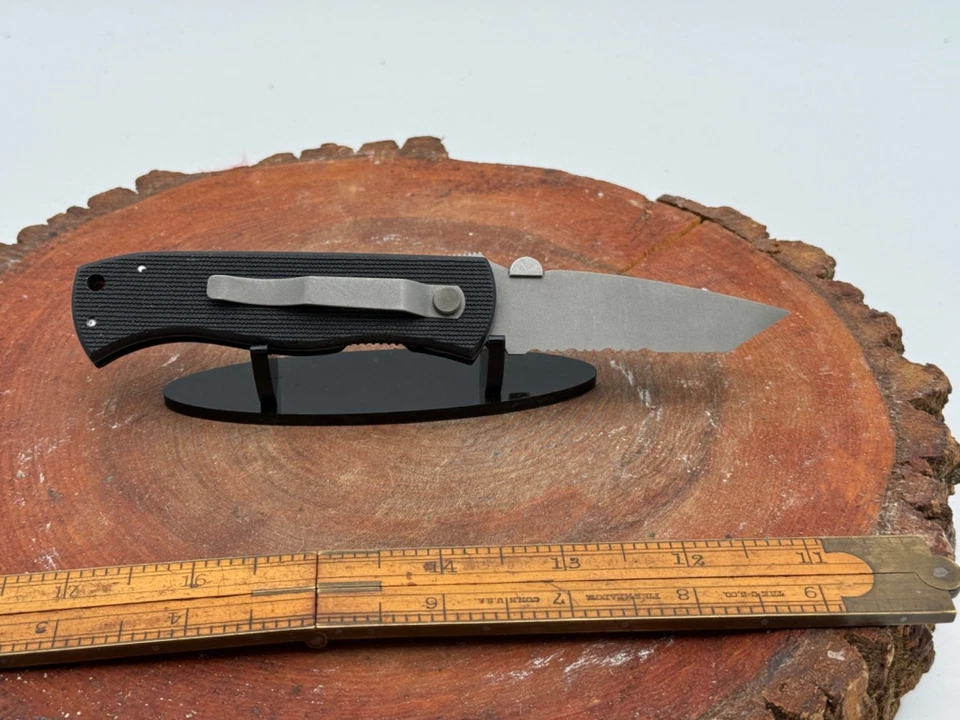 RARE Dwaine Carrillo Tunnel Rat Folding Liner Lock Tanto Blade--2065.25 - Image 2 of 4