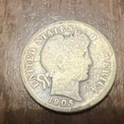1905 Barber Liberty Head Dime 90% silver Actual coin Worth To Fill A Spot