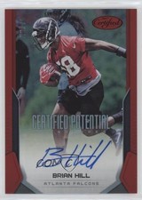 2017 Certified Potential Signatures Mirror Red 39/75 Brian Hill Auto 0a3