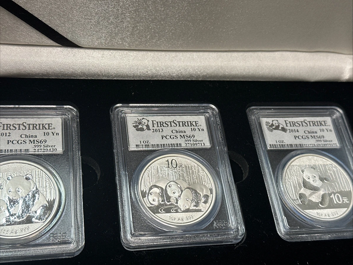 Chinese Panda MS 69 Graded 2014 Silver Bullion Coins for sale | eBay