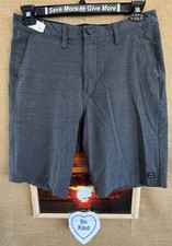 Billabong Recycler Crossfire Submersibles men  s 32 gray short stretch pockets zi