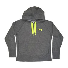 Under Armour ColdGear Women's Charged Gray Storm Fleece Hoodie, Medium