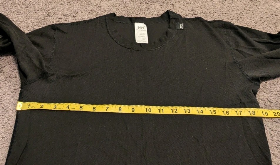 Helly Hansen Technical Base Layer Black Long Slee… - image 4