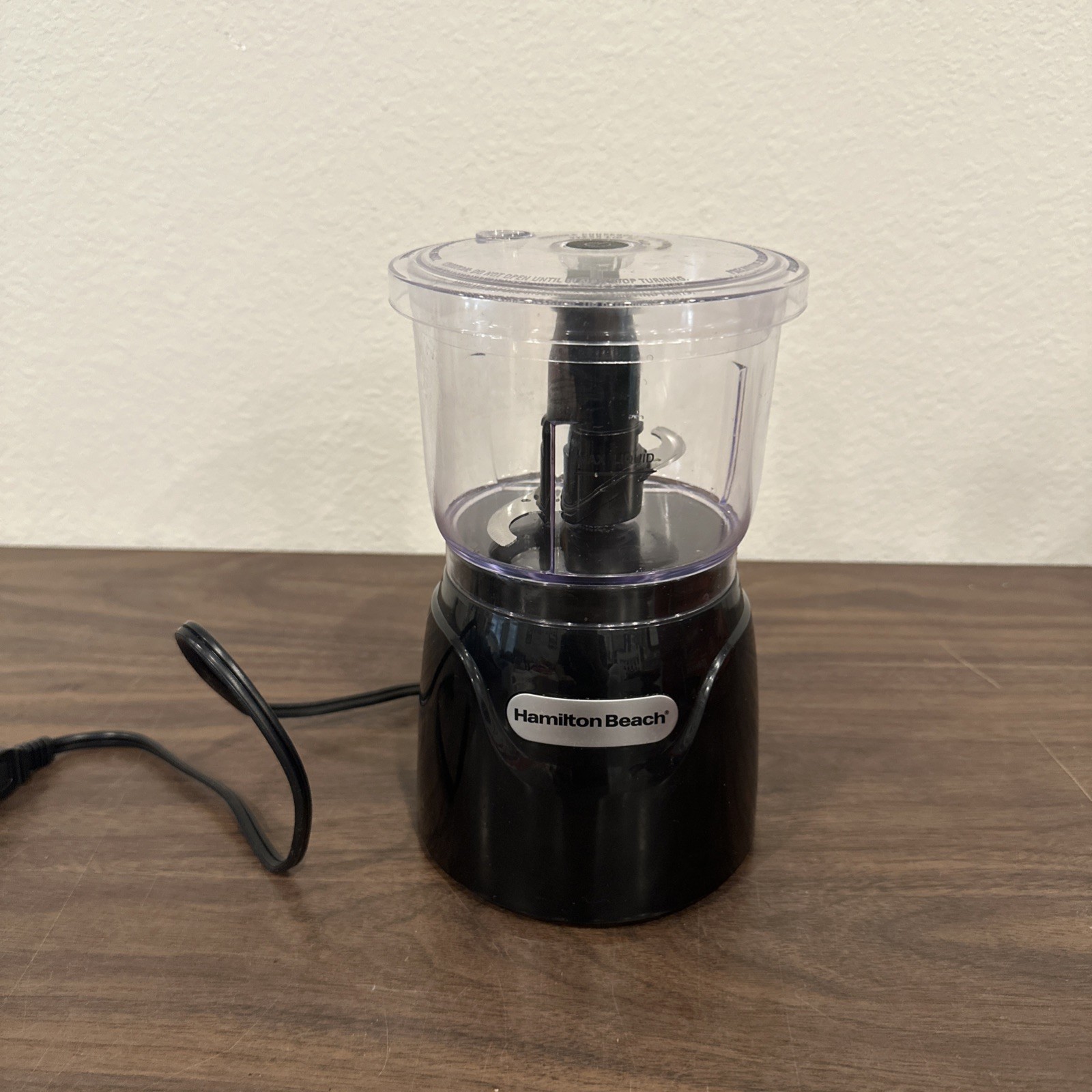 Hamilton Beach 3-Cup Food Processor, Black, 350W, Chopping & Mincing