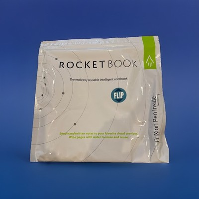 Rocketbook Core Flip Smart Executive Letter Size Notebook 8.5x11 (Dark Blue Line