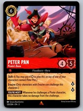Peter Pan - Pirate's Bane 120/204 Rare Into the Inklands Lorcana Near Mint