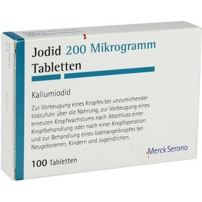 JODID 200 µg (Mikrogramm) 100 Tabletten PZN 3799133