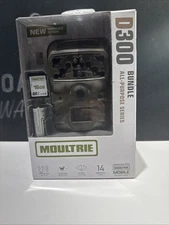 The Moultrie D300 Bundle Trail Camera 14MP resolution, 70ft flash/detection