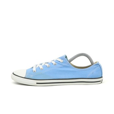 Converse Damen Chuck Taylor All Star Low Sneaker Hellblau Baumwolle Top EU 40