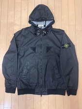 Stone Island MEMBRANA 3L TC Hooded Nylon Jacket Black Size L 2023 SS