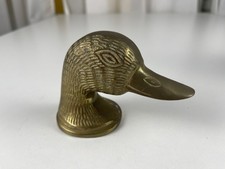 Messing Figur  Ente Flaschenöffner 9 x 10 cm. - Zustand siehe Fotos 
