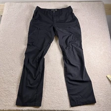 5.11 Tactical Apex Cargo Pants Women 14 L *35x32.5* Black Tech Workwear Zipper