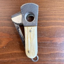 Donatus, Solingen, Cigar Cutter, Made in Western Germany, Metal + Wood Vintage