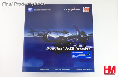 Hobby Master 1:72 B-26K Counter Invader Congolese Air Force Brazzaville HA3228 - Picture 9 of 10