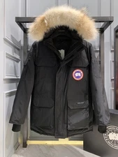 Super Discount free shipping Canada Goose Men's black down jacket