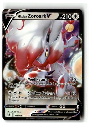 Hisuian Zoroark V Lost Origin 146/196