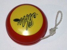 Vintage 1990s RADIO AAHS Yo-Yo Rare Red  Yellow Promotional Advertising Yo-Yo 