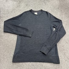 Champion Pullover Sweatshirt Mens Medium Charcoal Gray Raglan Sleeve Activewear