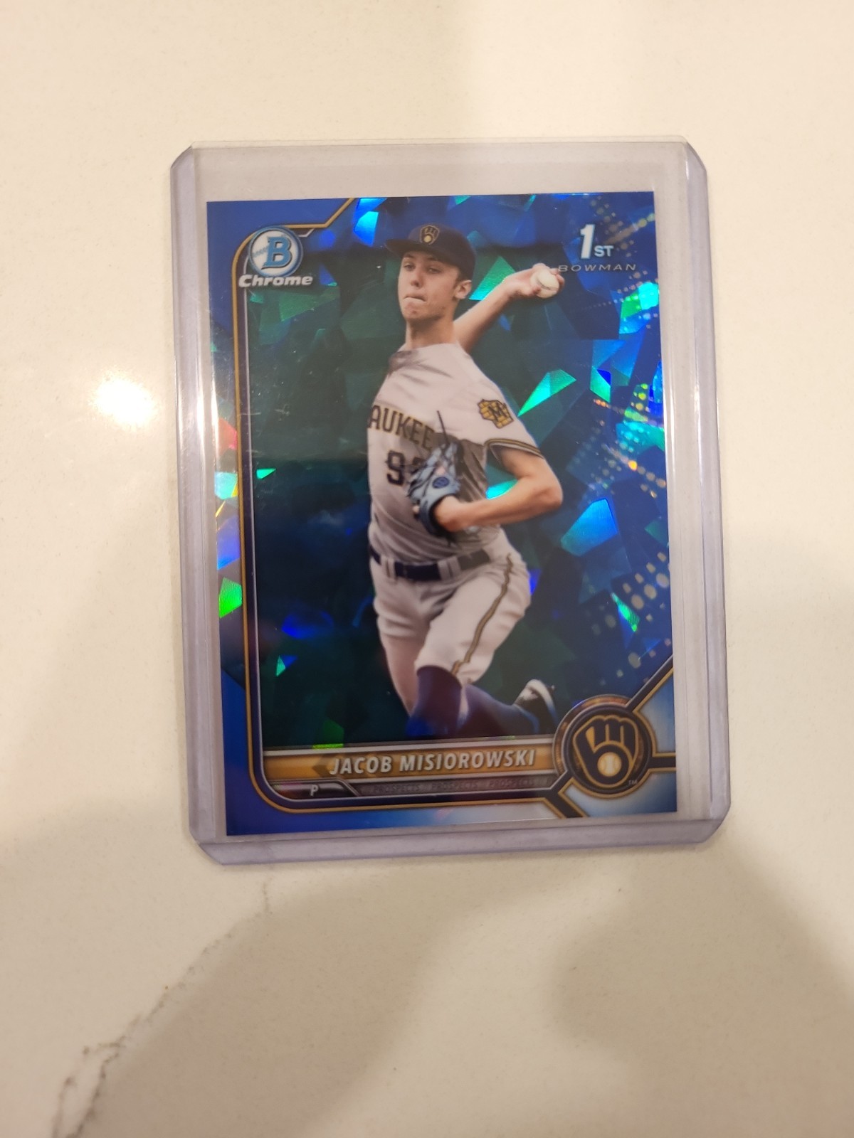 Jacob Misiorowski 2022 Bowman Draft Sapphire Edition #BDC-132 