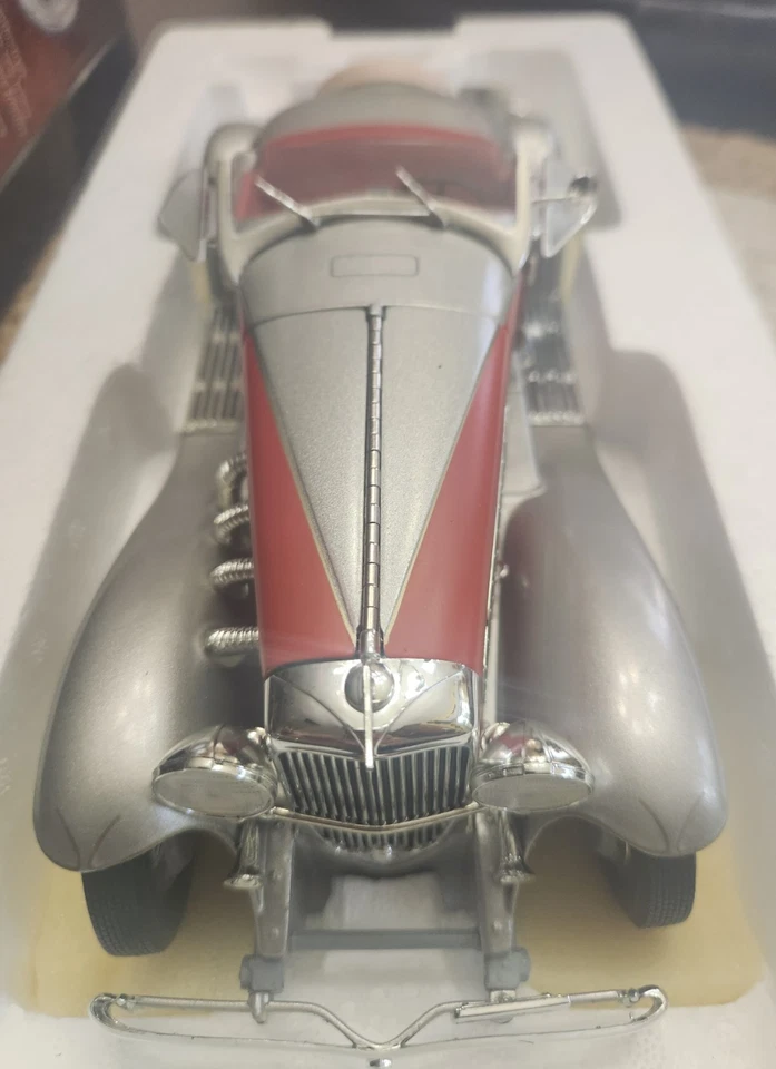 Ertl 1:18 1935 Duesenberg SSJ, Diecast Model Metal Car Red RARE  White Box  - Image 2 of 4