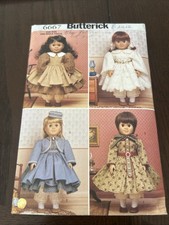 Butterick 667 18" Historical Doll Clothes Sewing Pattern
