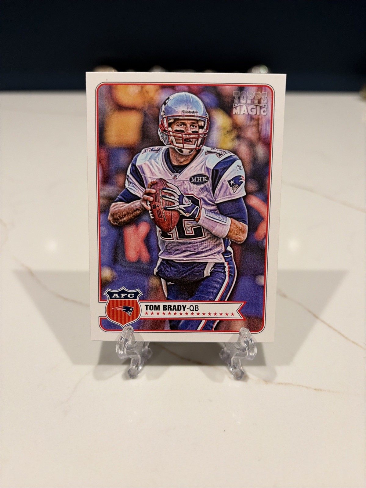 Tom Brady 2012 TOPPS MAGIC #250 INVEST GOAT HOF MVP TB12 7XSB PATRIOTS BUCS