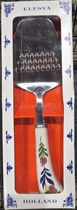 Vintage Look Elesva Stainless Steel Cheese Grater Ceramic Handle