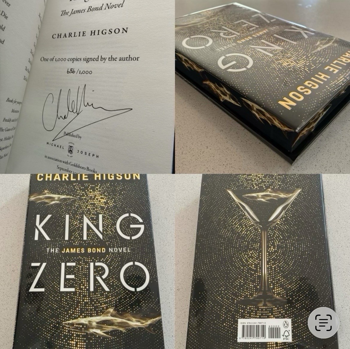 SIGNED NUMBERED LTD FIRST EDITION 007 JAMES BOND KING ZERO SPRAYED EDGES HIGSON - Image 12