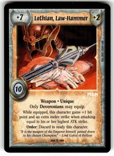 2001 Warlord: Saga of the Storm Base Set Card 243/295 F Lothian, Law-Hammer
