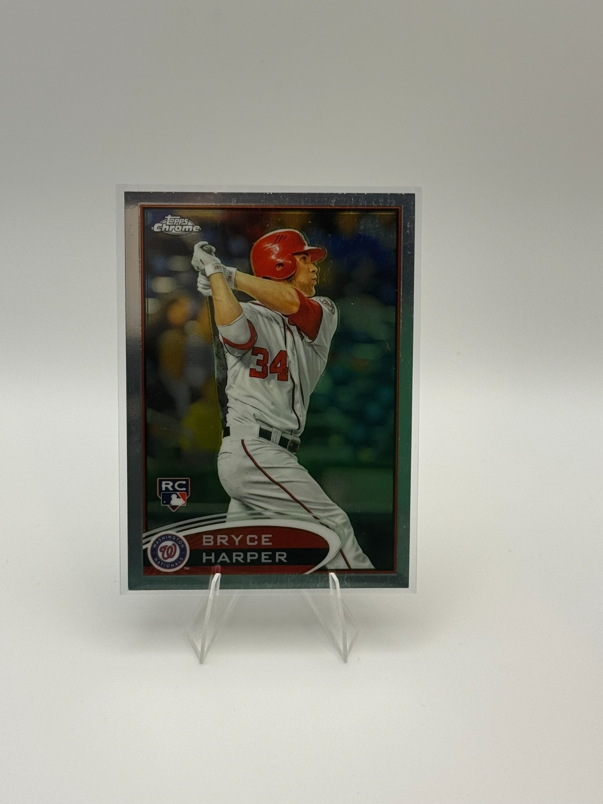 2012 Topps Chrome - Bryce Harper Batting (RC) #196
