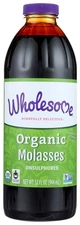 Wholesome Sweeteners 32-Ounces Organic Molasses, Fair Trade, Non GMO, Gluten ...