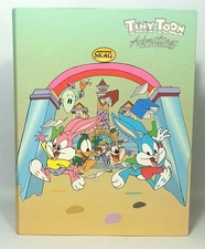 WARNER Bros 1990 LOONEY TUNES TINY TOON ADVENTURES 2 RINGS BINDER GREEK SKAG C