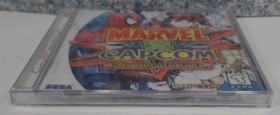 Sega Dreamcast Marvel VS Capcom Clash Of Super Heroes Creased insert see pics #4