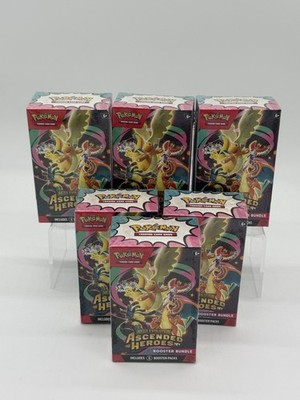 Pokemon Ascended Heroes Booster Bundle Brand New Factory Sealed FREE SHIP! QTY