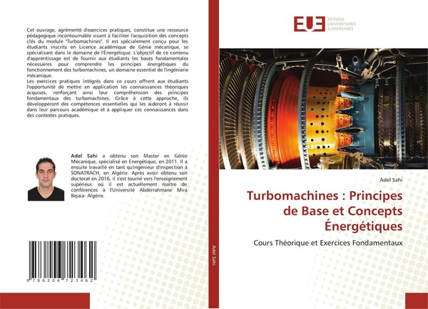 Adel Sahi | Turbomachines : Principes De Base Et Concepts ÉNergéTiques | Buch-image