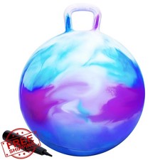 Upper Rider Purple Blue Hopper Ball Kids Bouncy Ball Ages 6-9 22"