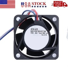 1pc 414J/2 DC24V 95mA 2.3W 4025 40x40x25mm Axial 3-Wire Cooling Fan