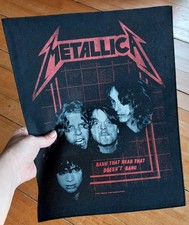 Metallica LARGE Bang That Head LICENSED Sew On Battle Jacket Back Patch