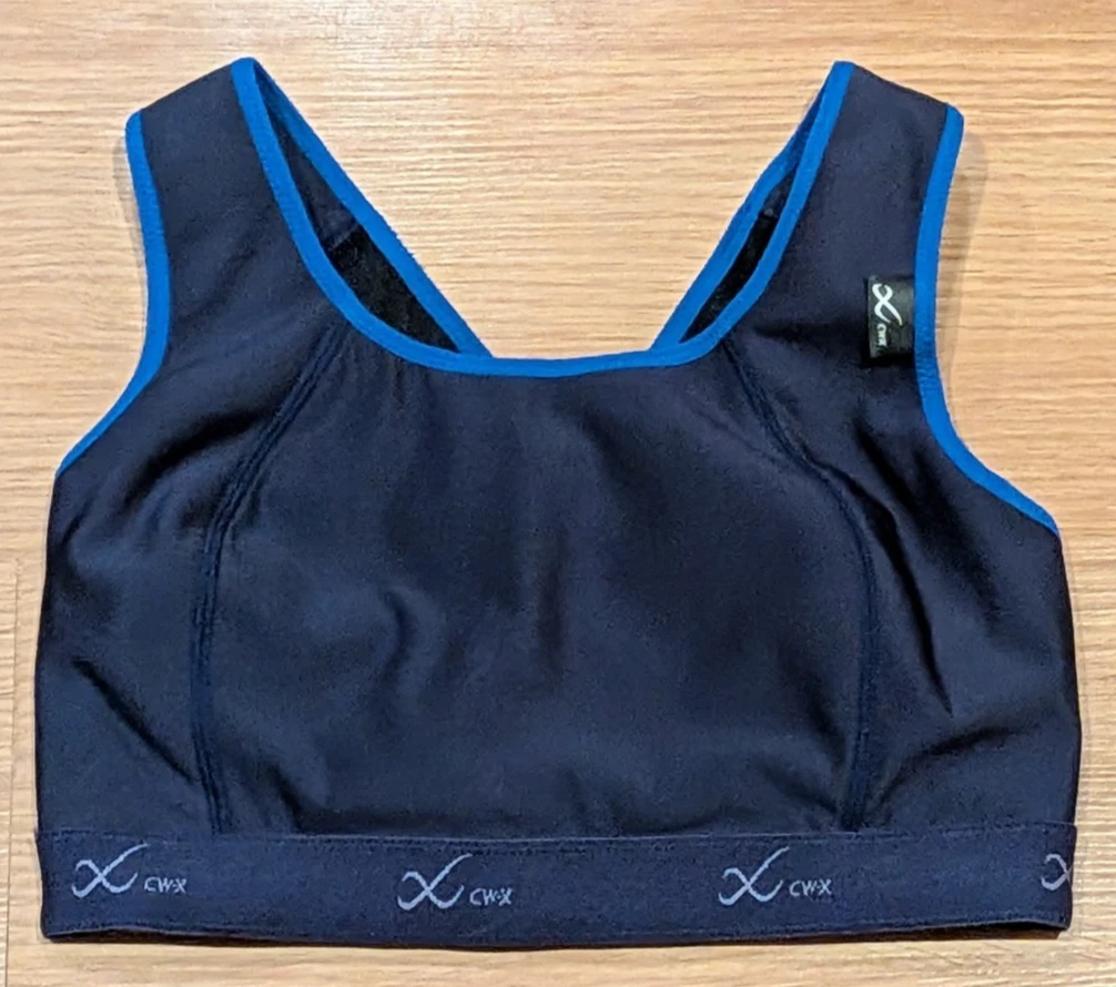LOT of 3 CW-X Xtra Support High Impact Sports Bra Black 165105