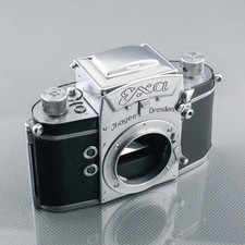 Ihagee EXA FX 1956 two coax, camera body Pentacon Dresden 35 exakta