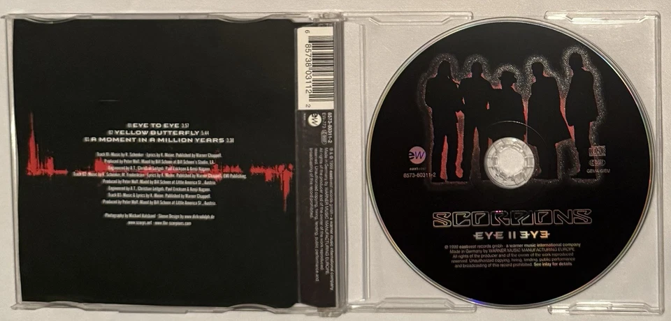 Scorpions - Eye To Eye Single *Rare* - Image 2 of 2