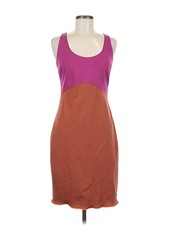 Halston Heritage Women Red Cocktail Dress 8