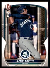 Lázaro Montes 2023 Bowman Draft #BD-185 Mariners MLB READ FREE SHIPPING